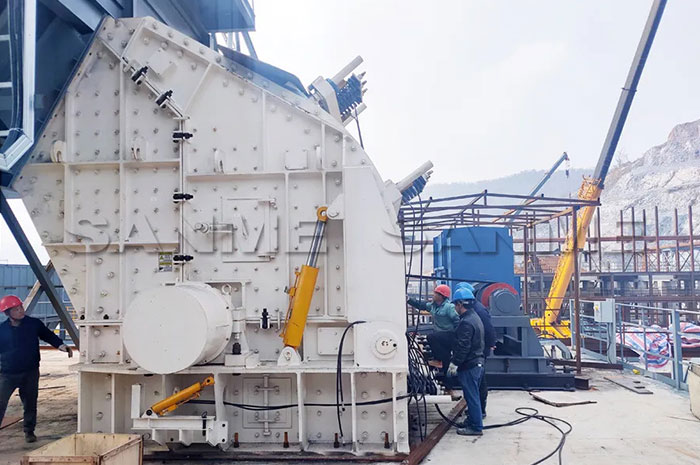 時產(chǎn)3600噸｜山美大型反擊式破碎機(jī)服務(wù)于江西骨料項目