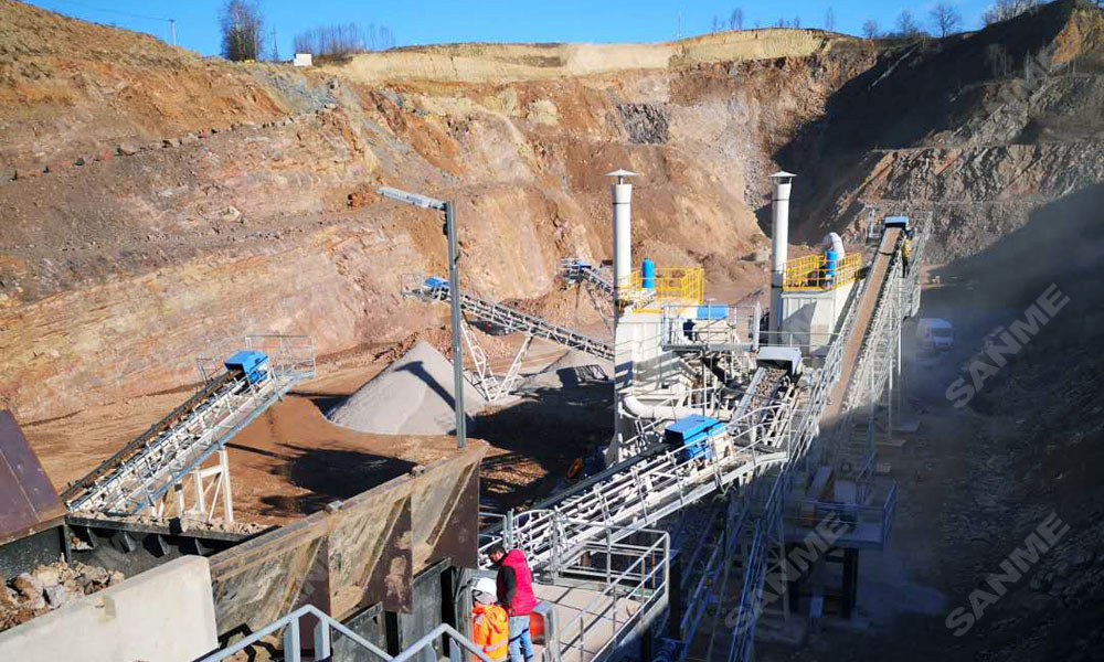 疫情擋不住中國產(chǎn)品走向歐洲 山美股份提供成套設(shè)備的骨料生產(chǎn)線調(diào)試投產(chǎn)，產(chǎn)量超預(yù)期！