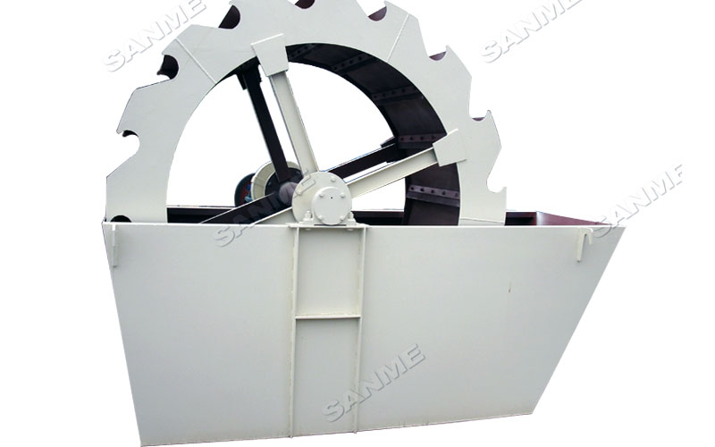 高效輪式洗砂機，洗凈度高，產量大！