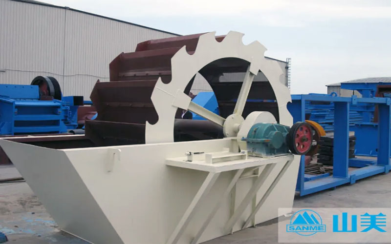 高效輪式洗砂機，洗凈度高，產量大！