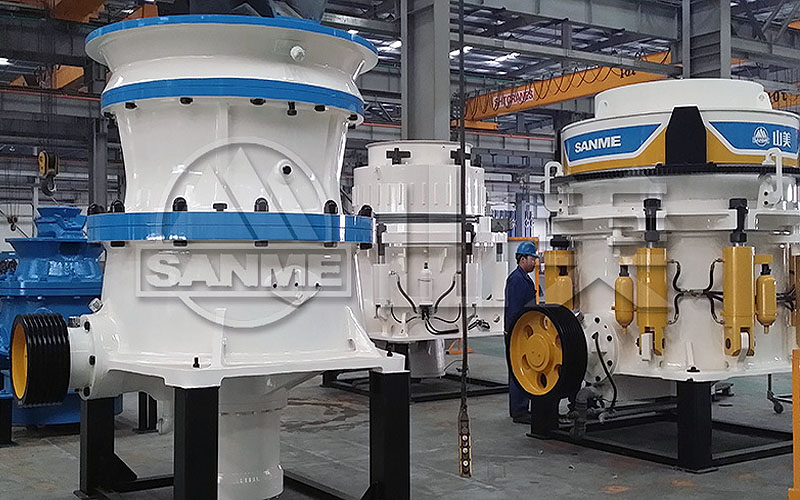 山美年產1000萬噸大型高性能液壓圓錐破碎機輔助骨料生產線??！