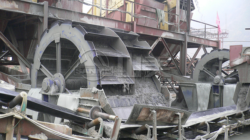 輪式洗砂機(jī)在大型骨料生產(chǎn)線(xiàn)中的作用有哪些？