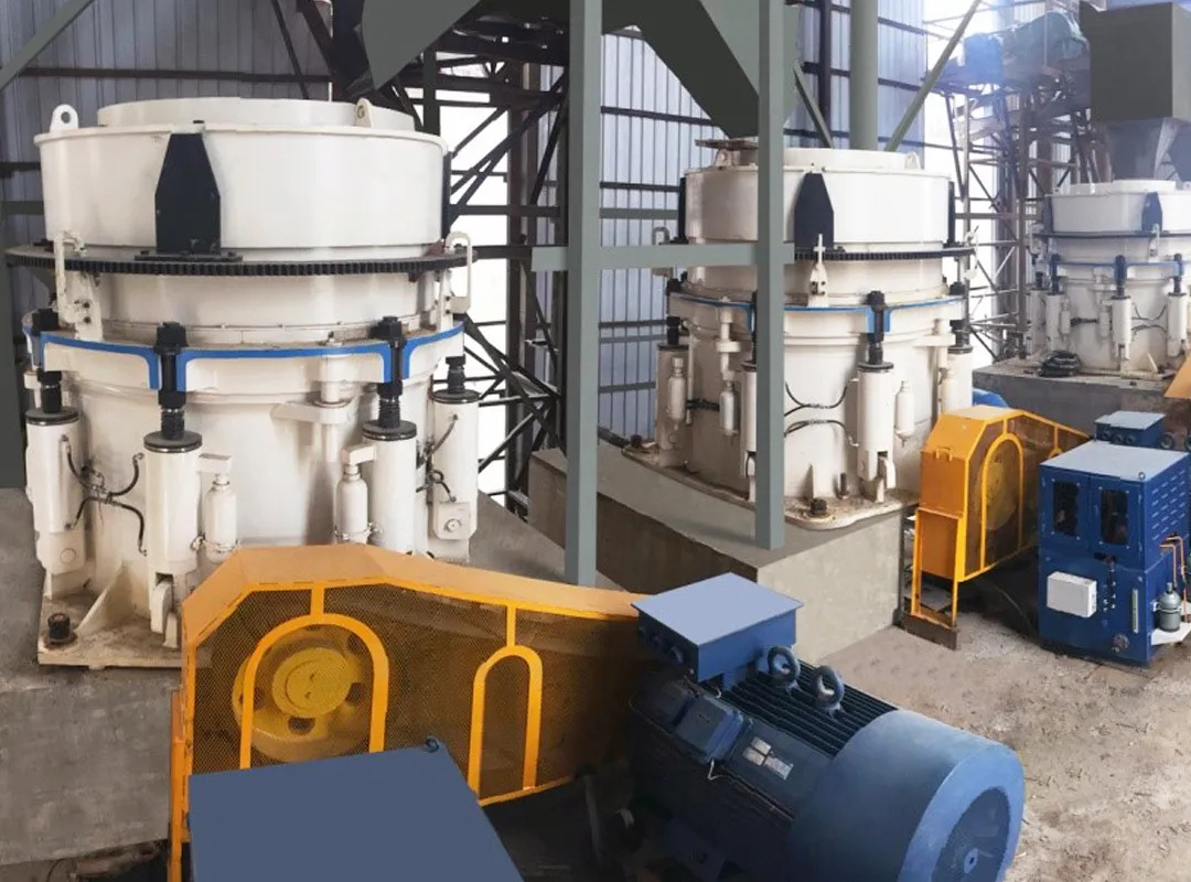 7臺SMS5000大型多缸液壓圓錐破碎機服務(wù)于湖北年產(chǎn)千萬噸級硬巖骨料生產(chǎn)線